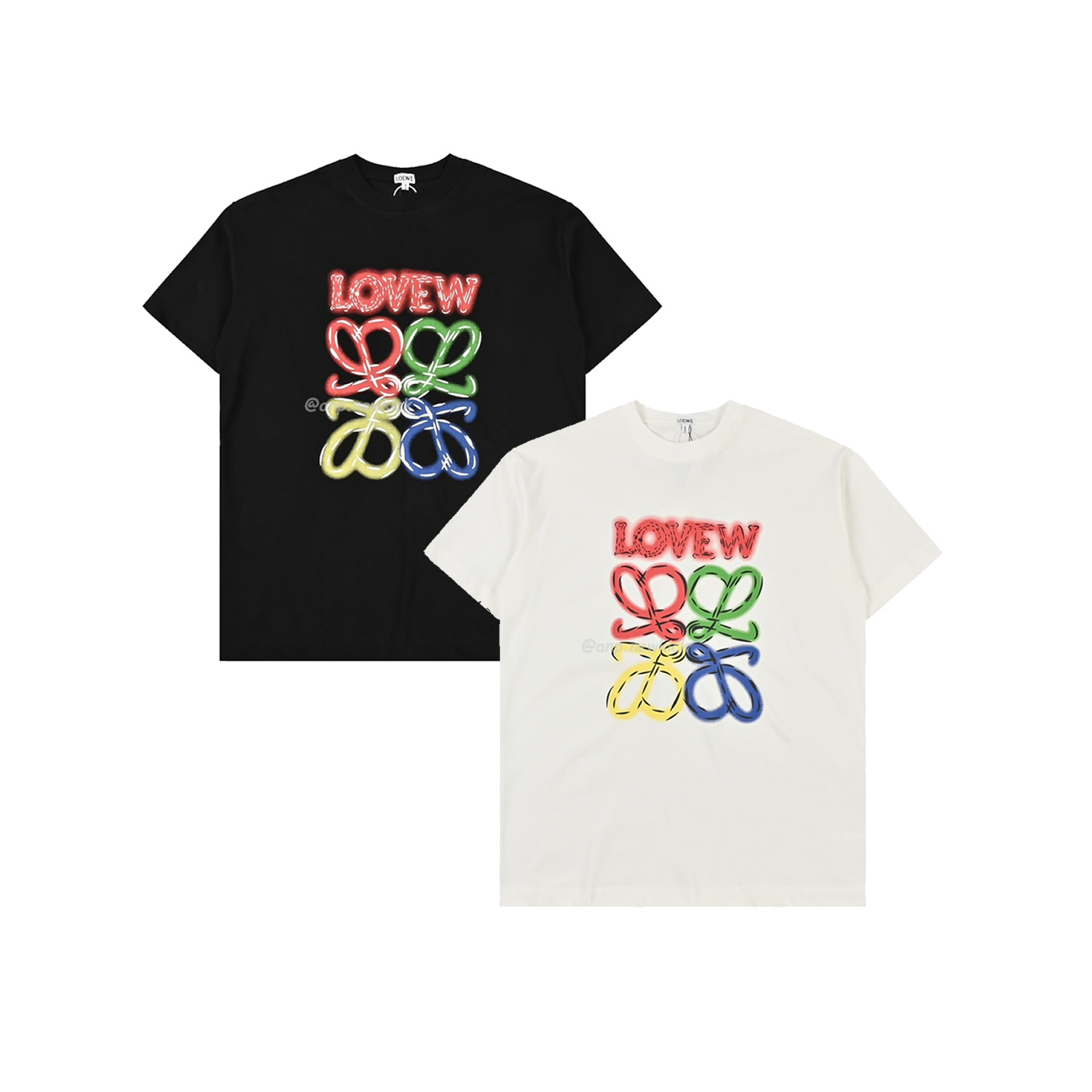 Loewe 24ss Neon Logo Short Sleeved (1) - www.newkick.vip